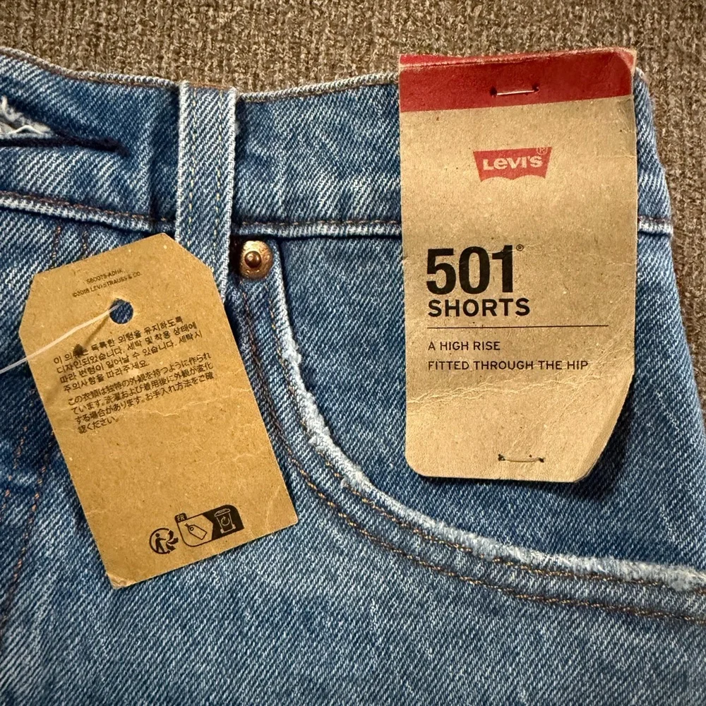 NWT Levi's 501 Original High Rise Denim Shorts - Picture 7 of 7